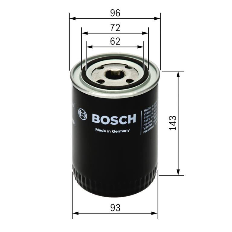 Filtre à huile BOSCH ref. F 026 407 083