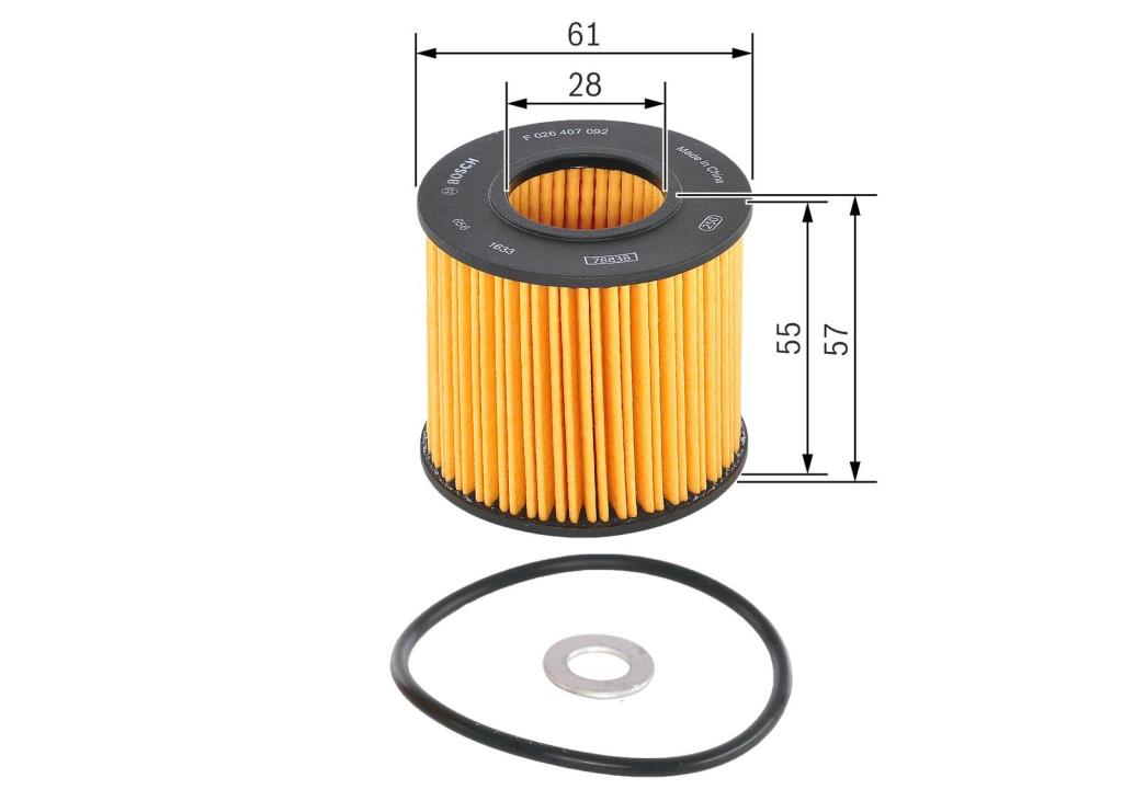 Filtro de aceite BOSCH ref. F 026 407 092