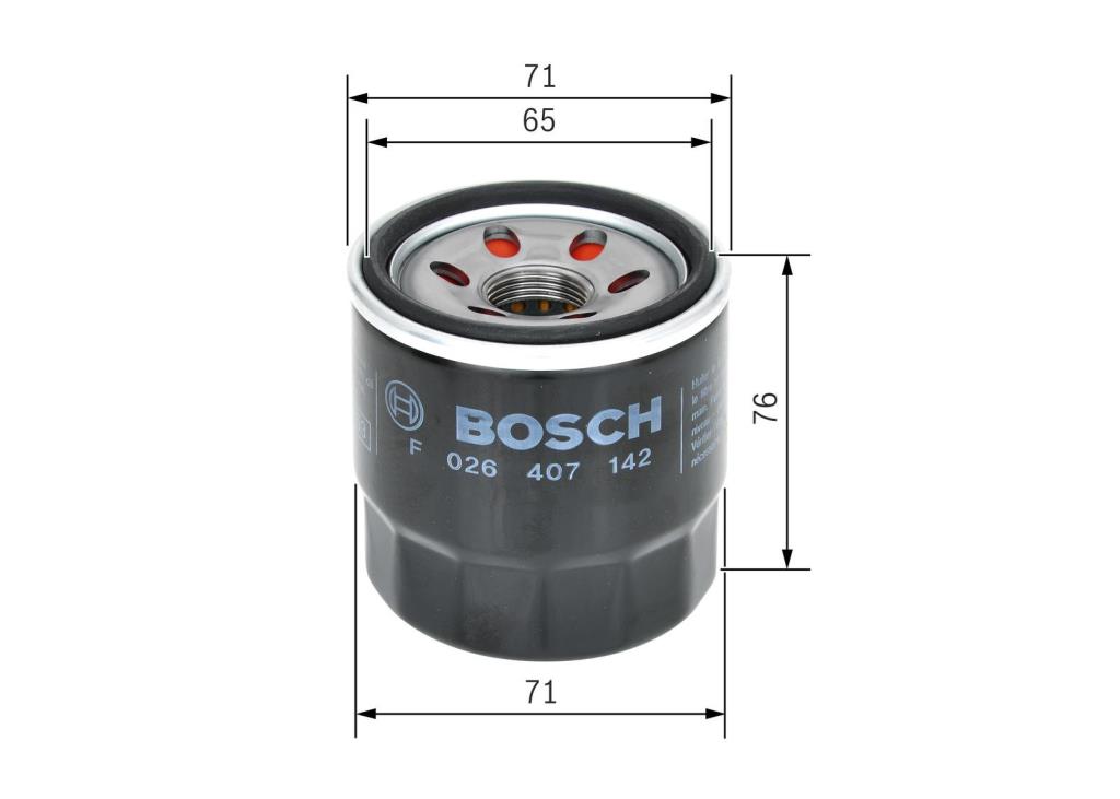 Filtro de óleo BOSCH ref. F 026 407 142