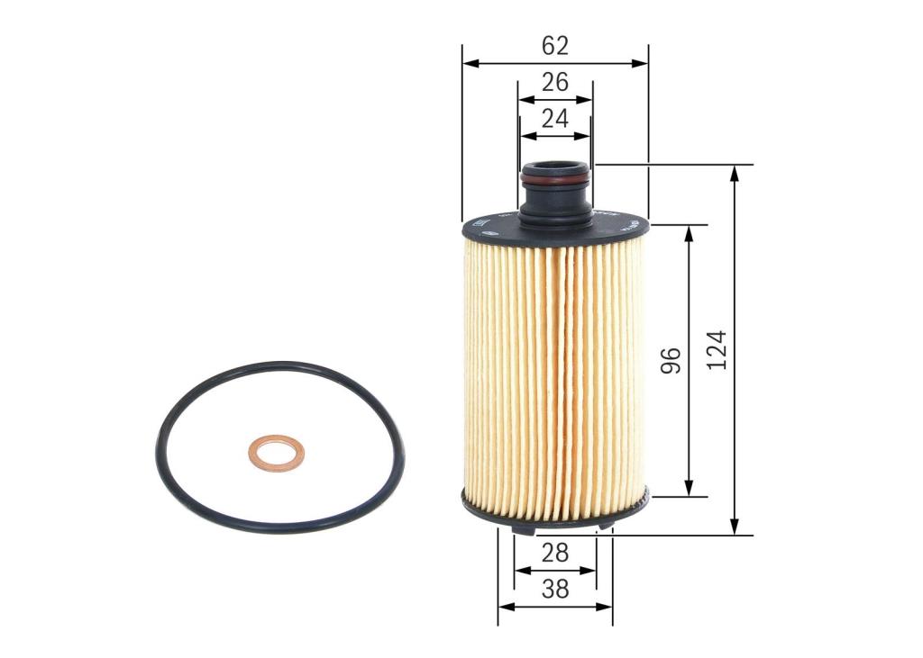 Filtro de aceite BOSCH ref. F 026 407 154