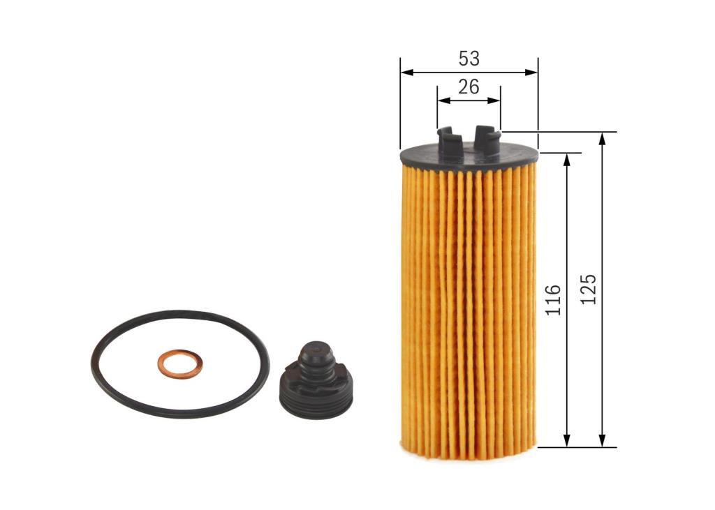 Filtro de aceite BOSCH ref. F 026 407 204