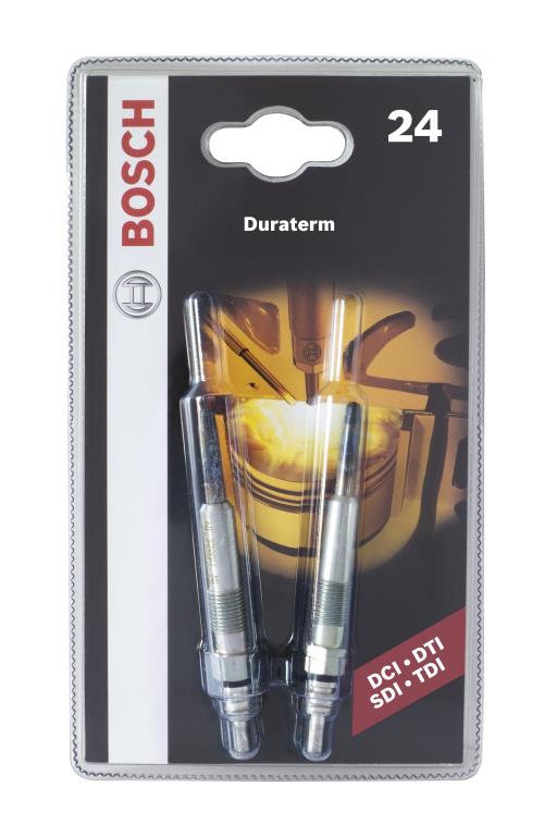 Jeu de 2 bougies de préchauffage BOSCH ref. 0 250 202 908