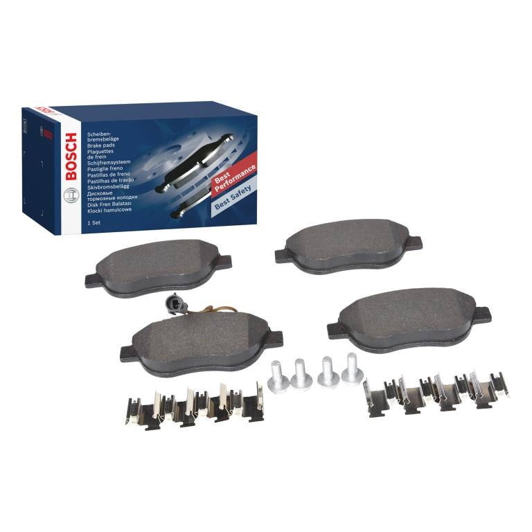 Jeu de 4 plaquettes de frein BOSCH ref. 0 986 424 596