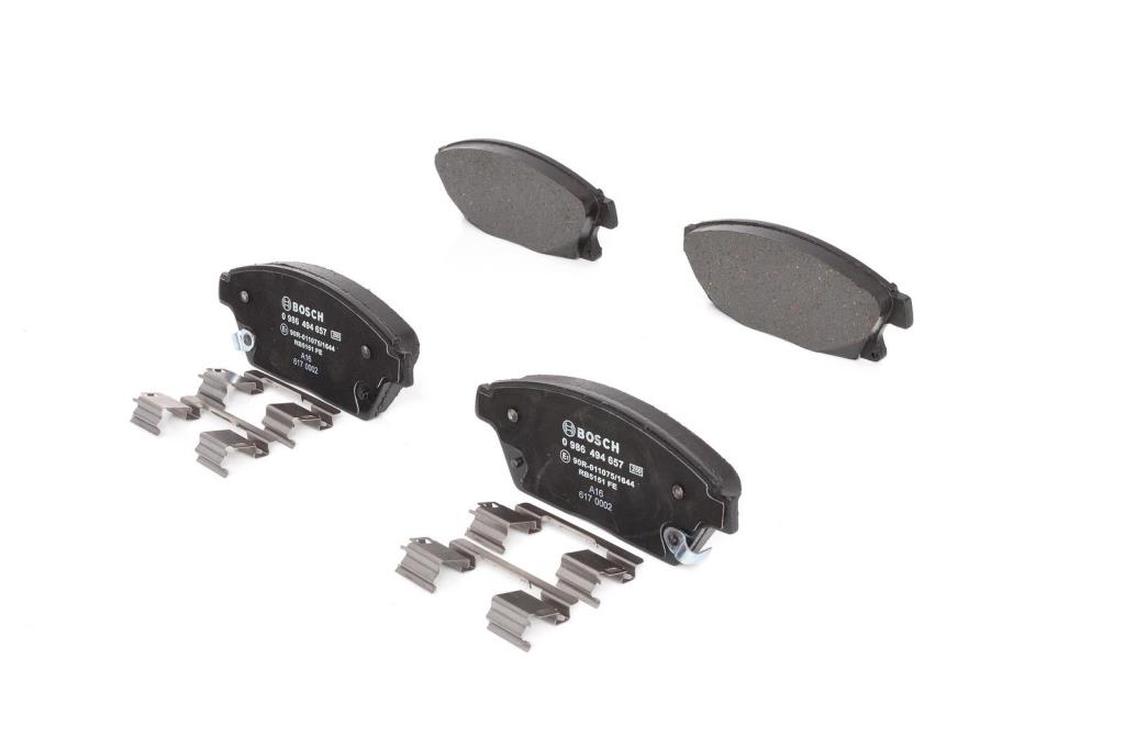 Jeu de 4 plaquettes de frein BOSCH ref. 0 986 494 657