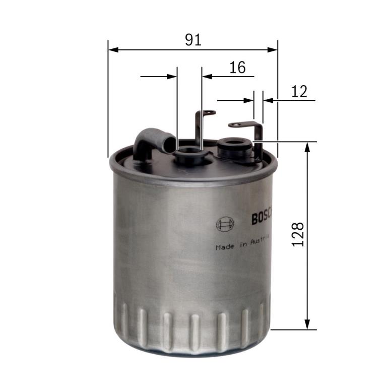 Filtre à carburant (Filtre à gasoil) BOSCH 0 450 905 930