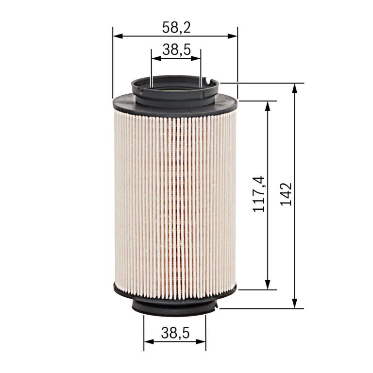 Filtre à carburant (Filtre à gasoil) BOSCH ref. 1 457 070 007