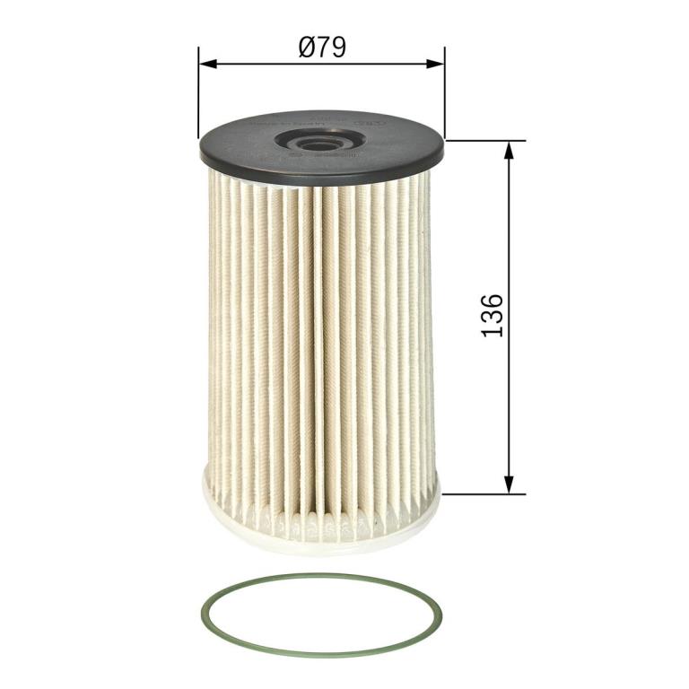 Filtre à carburant (Filtre à gasoil) BOSCH ref. 1 457 070 008