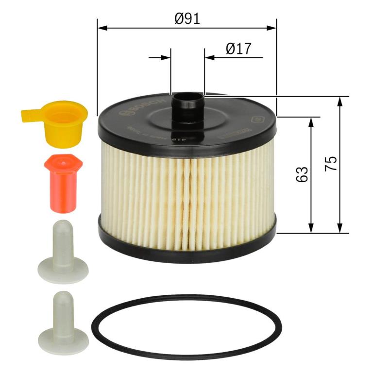 Filtre à carburant (Filtre à gasoil) BOSCH ref. 1 457 431 723
