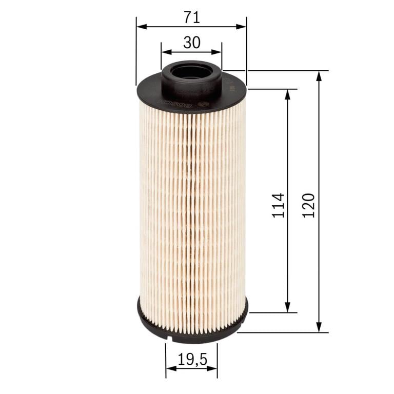 Filtro combustible BOSCH ref. 1 457 431 724