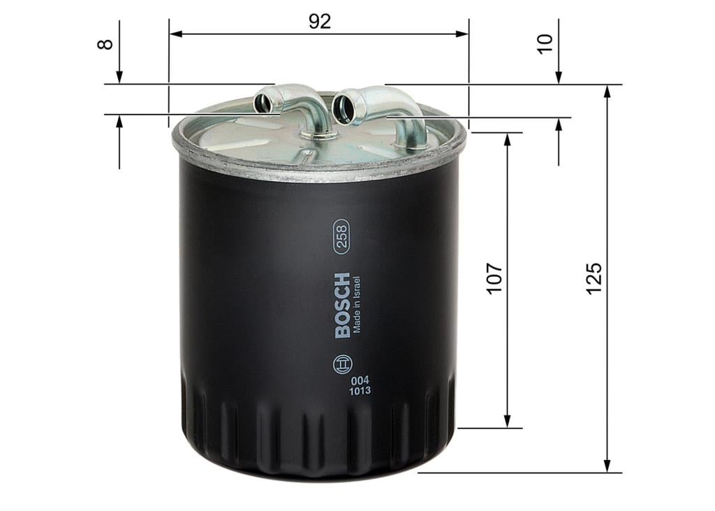 Filtre à carburant (Filtre à gasoil) BOSCH ref. 1 457 434 437