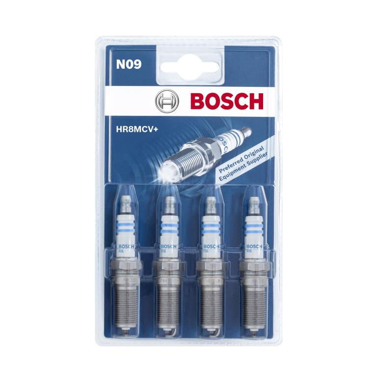Jeu de 4 bougies d'allumage BOSCH ref. 0 242 229 986