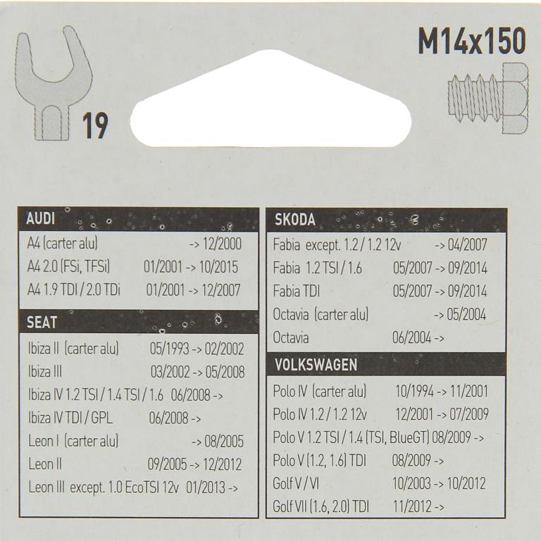 Bouchon de vidange XLTECH ref. 300078