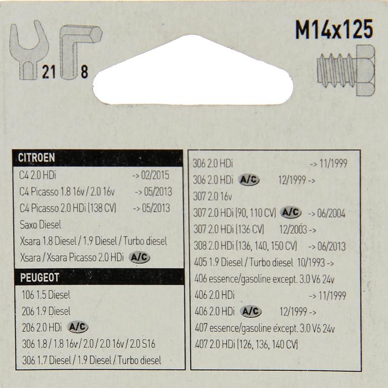 Bouchon de vidange XLTECH ref. 300079