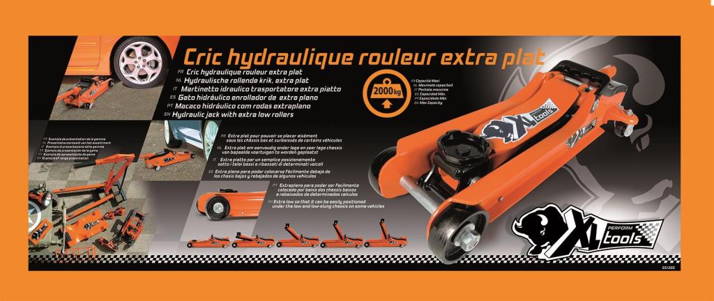 Cric (Hydraulique de voiture) XLPT ref. 551305