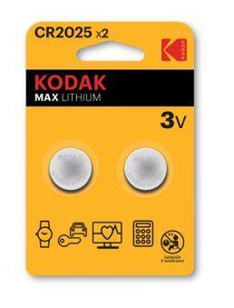 Piles Kodak CR2025 - ref. CR2025