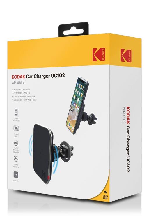 Cargador de inducción para smartphone Kodak ref. KODUC102