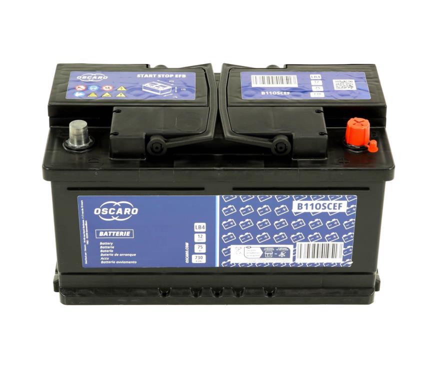 Batterie (de voiture) OSCARO 75.0 - ref. B11OSCEF