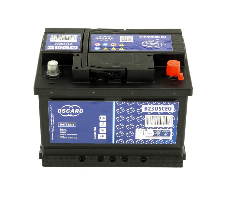 Batterie (de voiture) OSCARO 60.0 - ref. B23OSCEU