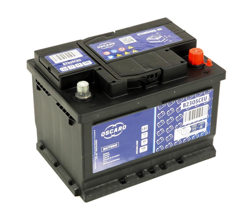 Batterie (de voiture) OSCARO 60.0 - ref. B23OSCEU