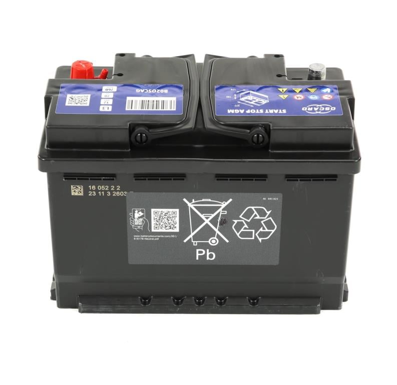 Batterie (de voiture) OSCARO 70.0 - ref. B02OSCAG