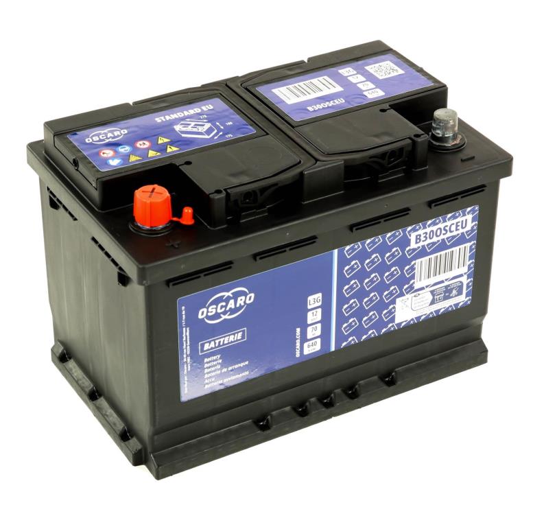 OSCARO Batterie (de voiture) 640.0 A 70.0 12.0 Standard (Ref: B30OSCEU)