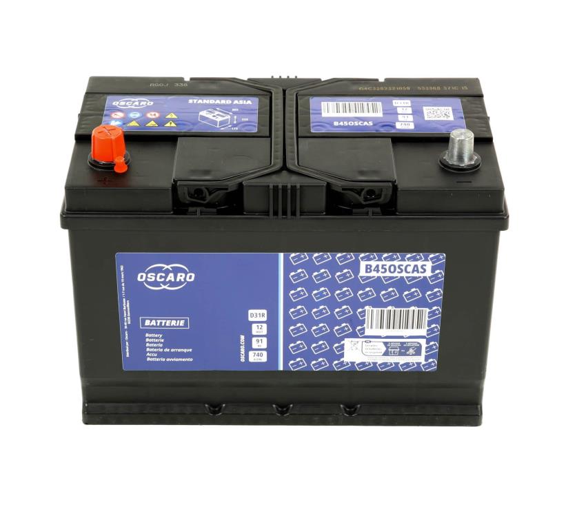 Batterie (de voiture) OSCARO 91.0 - ref. B45OSCAS