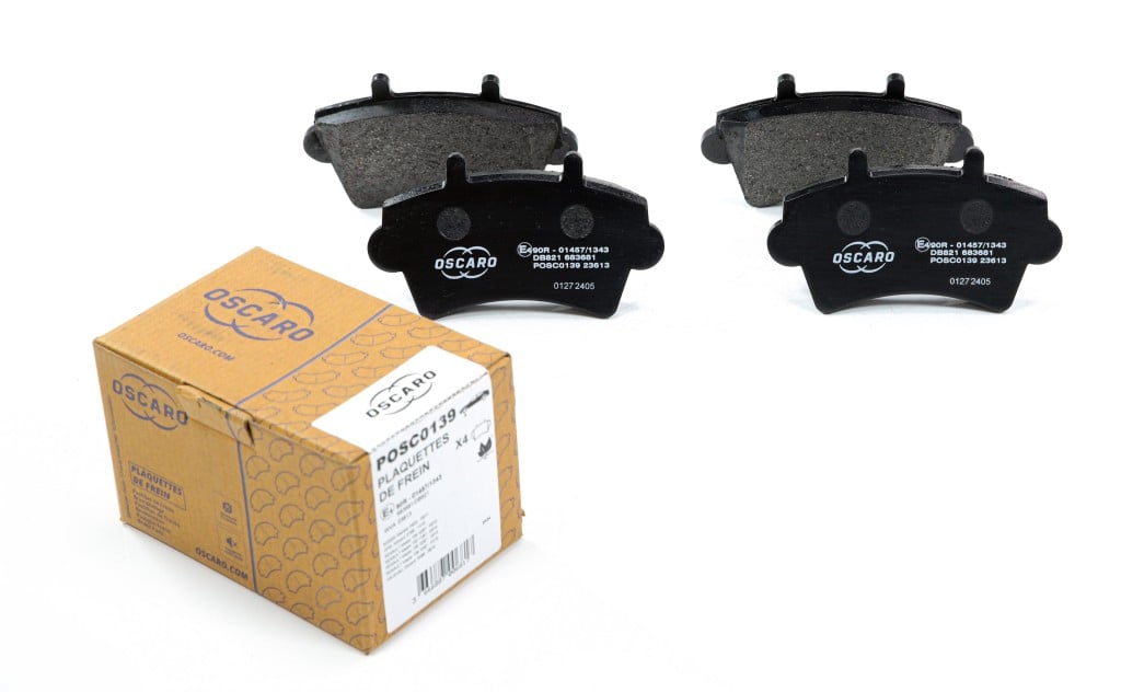 Jeu de 4 plaquettes de frein OSCARO ref. POSC0139