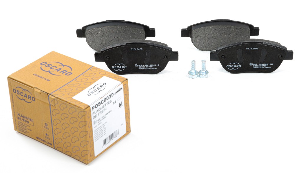 Jeu de 4 plaquettes de frein OSCARO ref. POSC0030