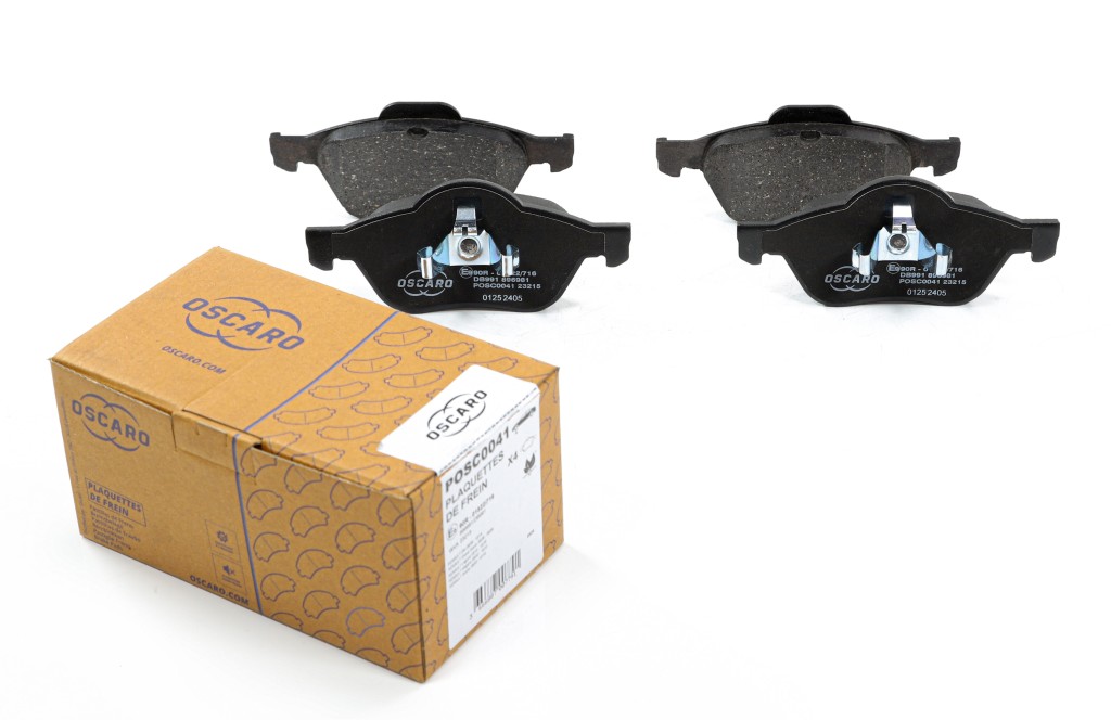 Jeu de 4 plaquettes de frein OSCARO ref. POSC0041