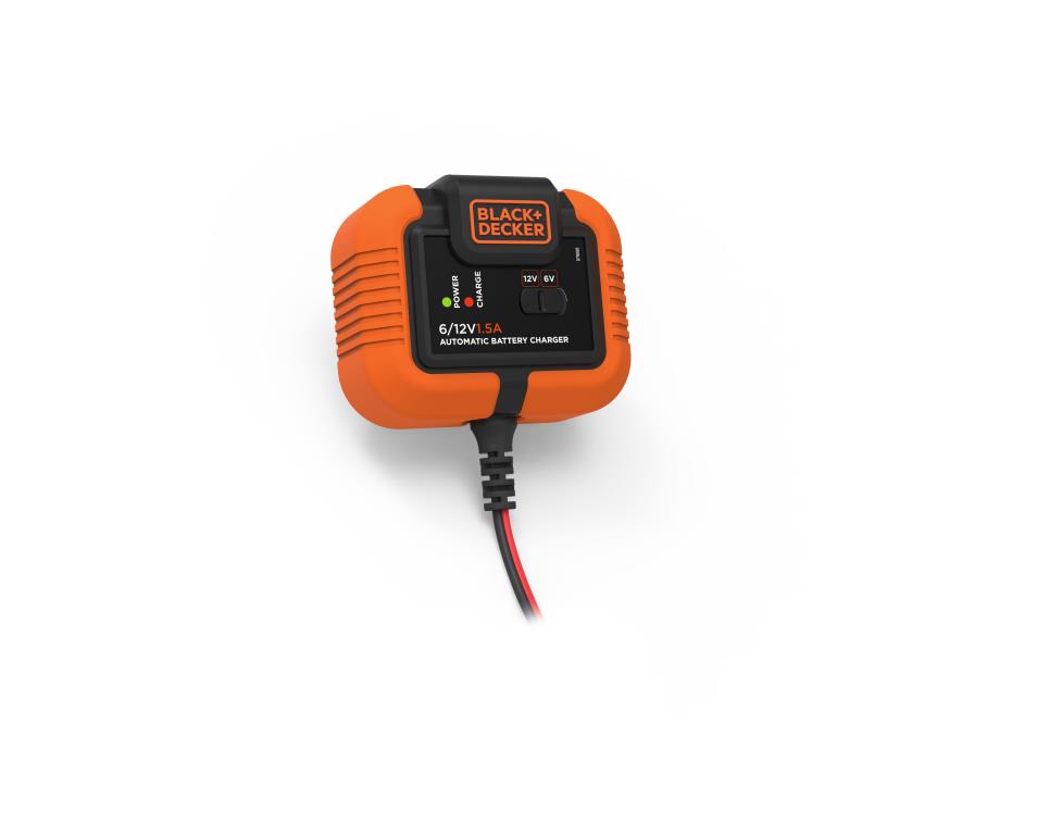 Chargeur de batterie de voiture ((de 6 à 12 V, et câbles)) BLACK+DECKER ref. BXAE00021