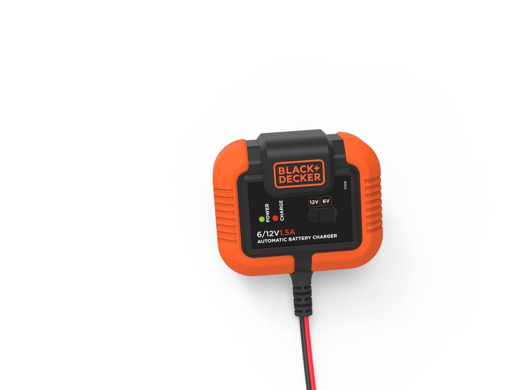 Chargeur de batterie de voiture ((de 6 à 12 V, et câbles)) BLACK+DECKER ref. BXAE00021