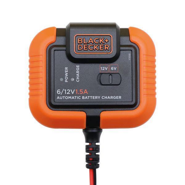 Chargeur de batterie de voiture ((de 6 à 12 V, et câbles)) BLACK+DECKER ref. BXAE00021