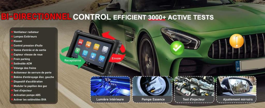 Outil de diagnostic multimarque (Valise diagnostic, obd2) AUTEL MaxiCHECK - ref. MX900