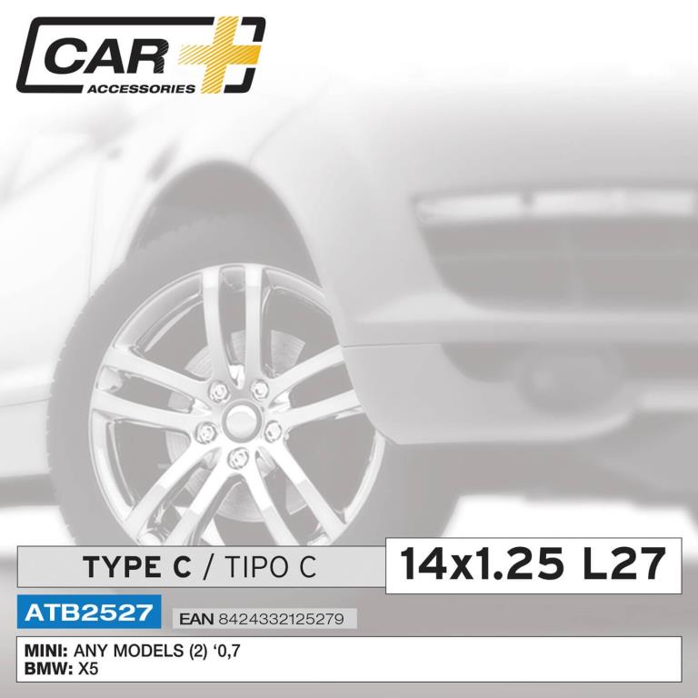 Antivol de roue (Boulons antivol) CAR + ref. ATB2527