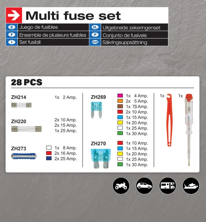 Fusible (de voiture) CAR + ref. FUS0028