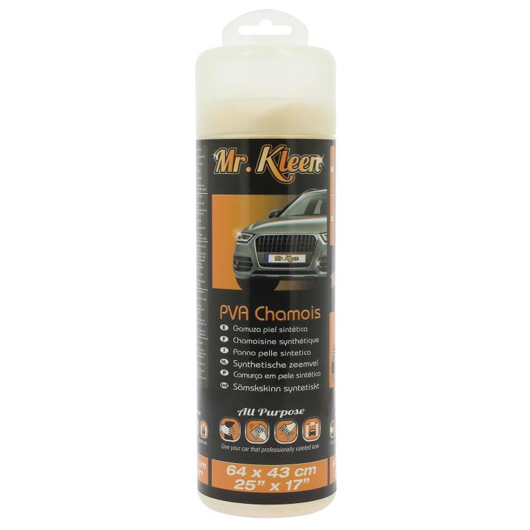 Peau chamoisée essuyage et séchage CAR + ref. KLIN010