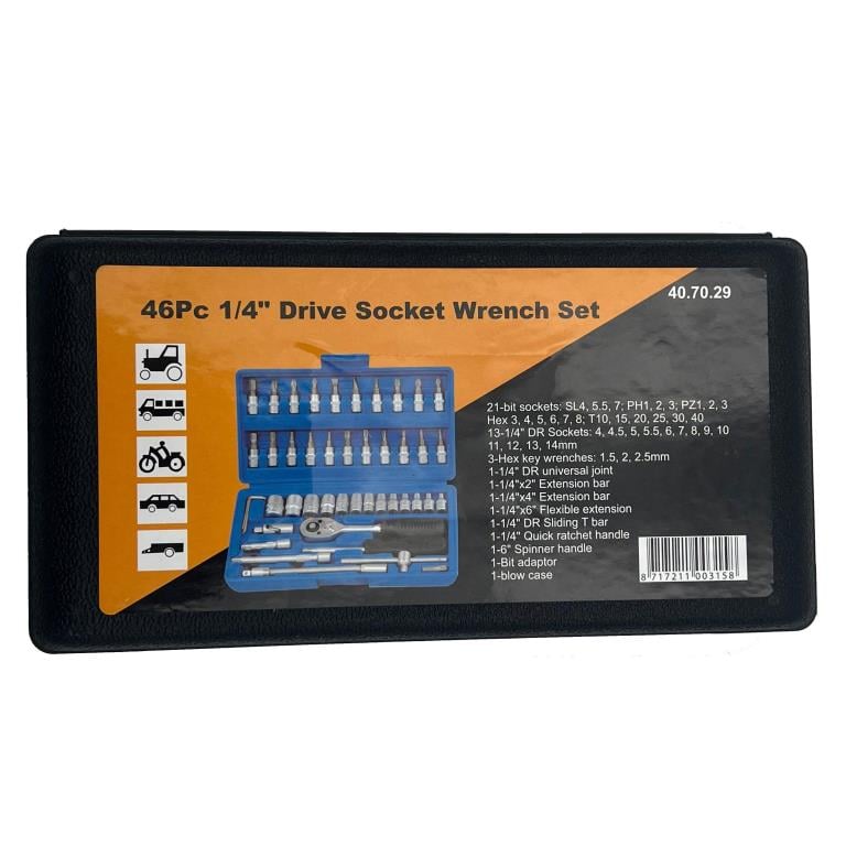 Coffret mixte cliquets et douilles PLANET TECH ref. 407029