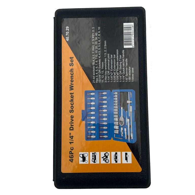 Coffret mixte cliquets et douilles PLANET TECH ref. 407029