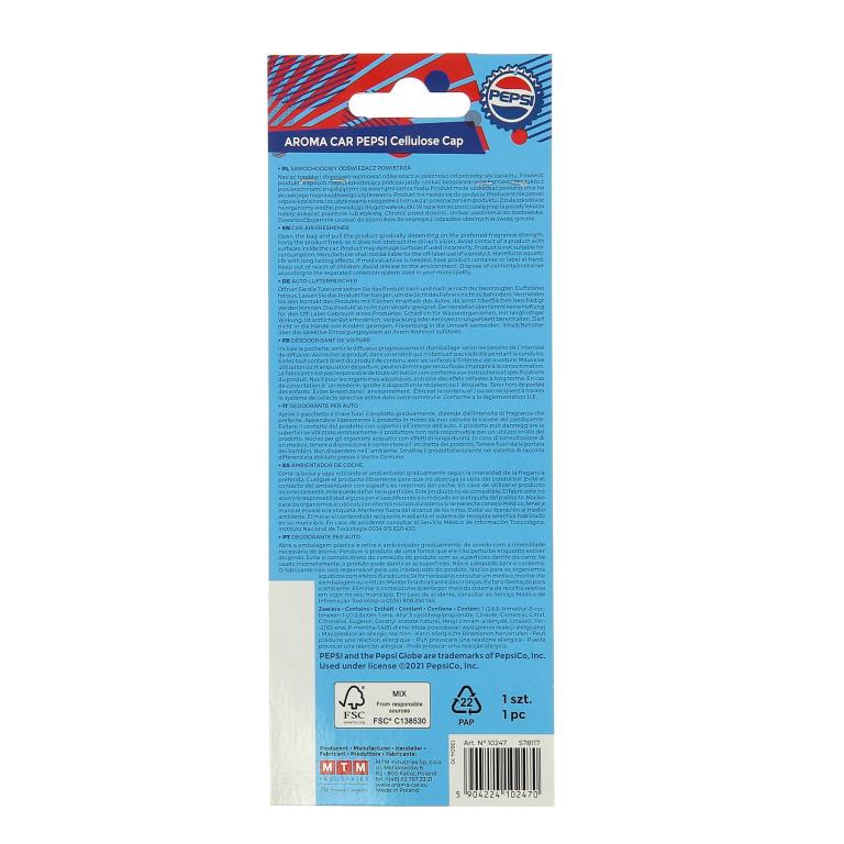 Carte parfumée PEPSI ref. 196001