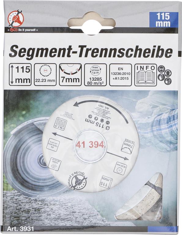 Disques de coupe BGS DIY 3931