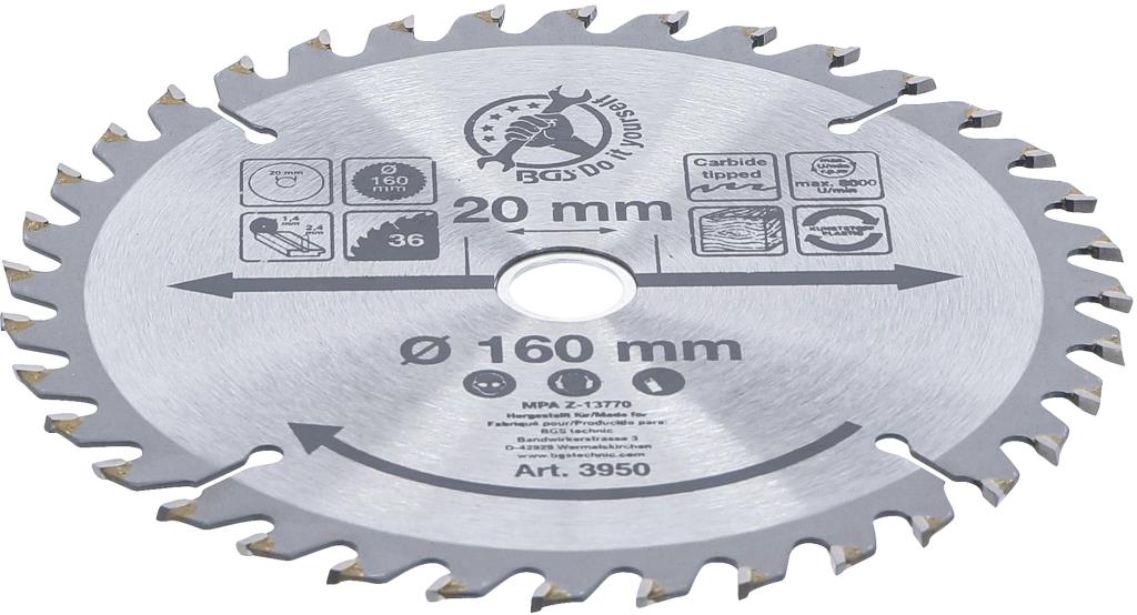 Lame de scie circulaire BGS DIY ref. 3950