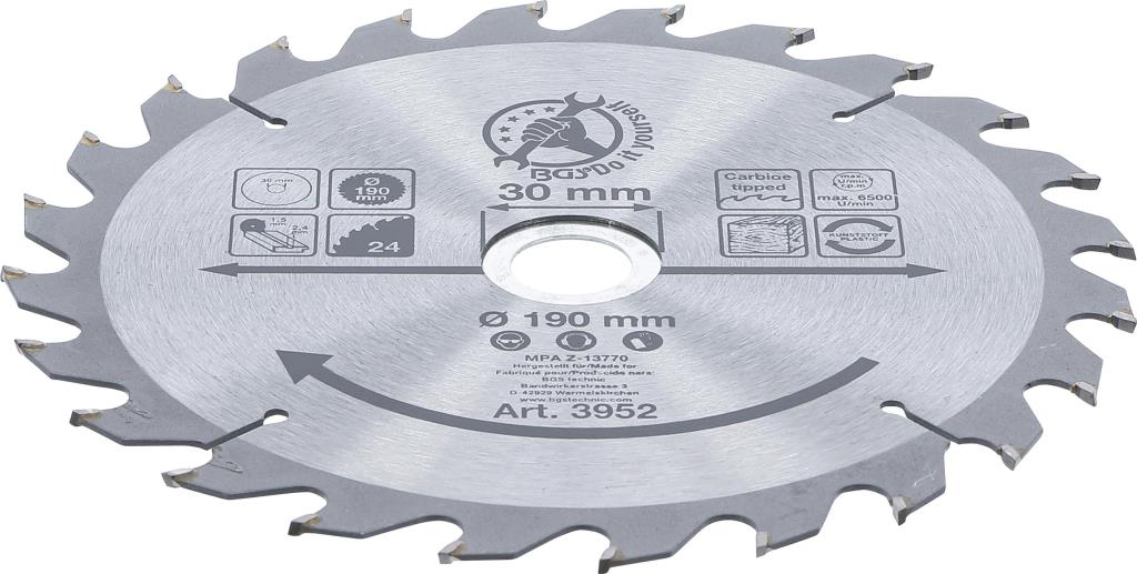 Lame de scie circulaire BGS DIY 3952