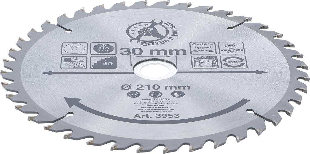 Lame de scie circulaire BGS DIY ref. 3953