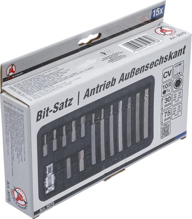 Coffret d'embouts BGS DIY 5070