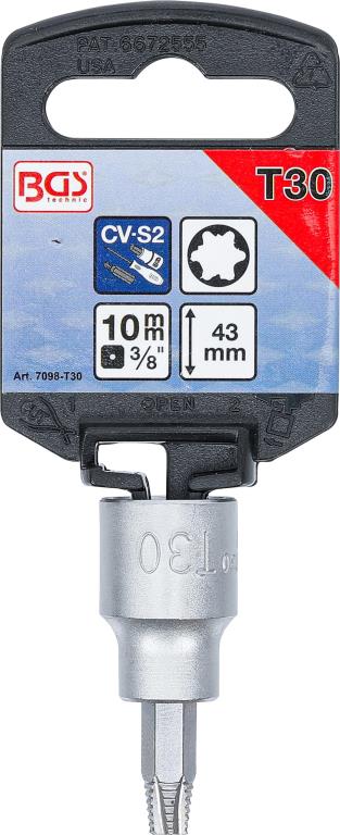 Caixa de extração de parafusos BGS DIY ref. 7098-T30