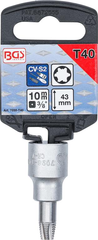 Caixa de extração de parafusos BGS DIY ref. 7098-T40