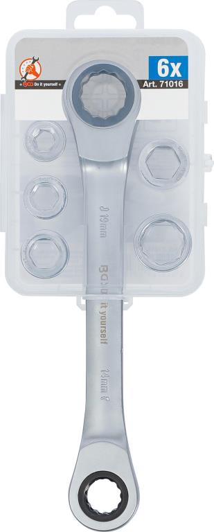 Llave mixta de carraca BGS DIY 71016