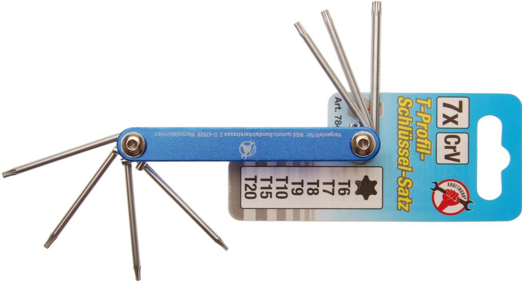 Juego de llaves macho Torx - Allen BGS DIY ref. 7848