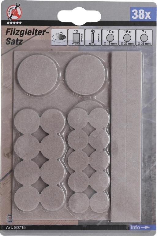 Almohadillas antideslizantes BGS DIY ref. 80715