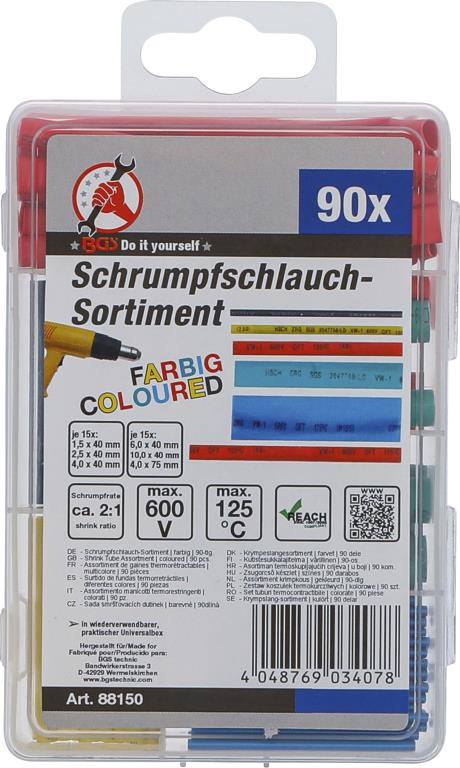 Manguito de contracción térmica (Manguito termico) BGS DIY ref. 88150